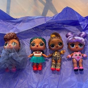 4 Lol Surprise Dolls